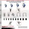 Service Caster 5 Inch 316SS Blue Poly Swivel 1-3/4 Inch Expanding Stem Caster Lock Brake SCC SCC-SS316TTLEX20S514-PPUB-BLUE-134 - alternate 2
